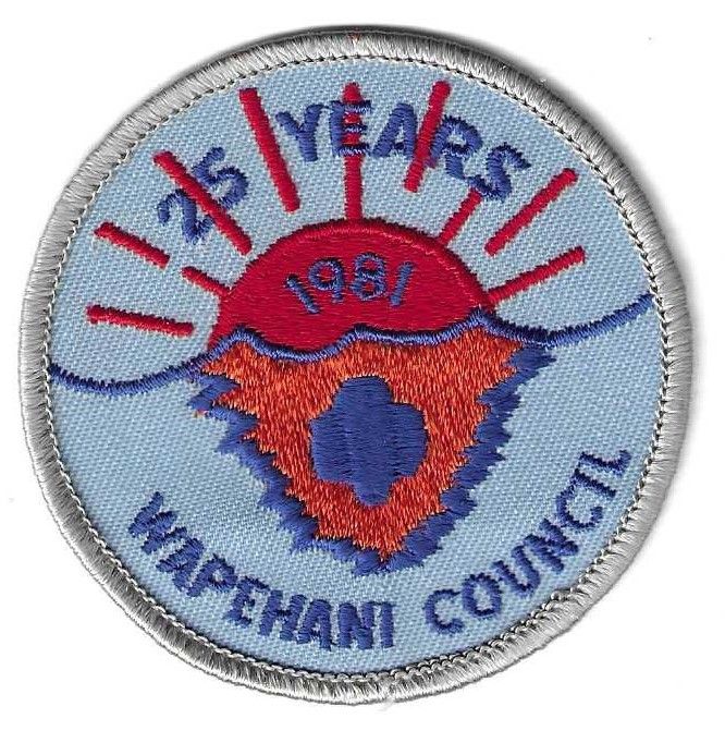 Wapehani Council (GS of) 20th anniversary council patch (IN)