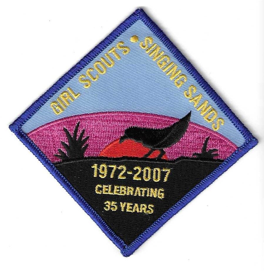 Singing Sands GSC 55th anniversary council patch (IN)