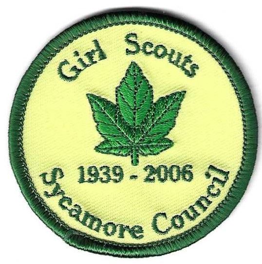 Sycamore Council (GS) Legacy  council patch (IN)