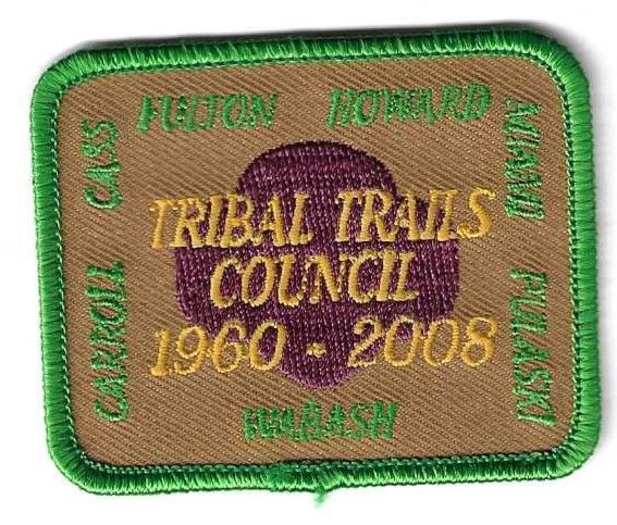 Tribal Trails Council Legacy council patch (Indiana)