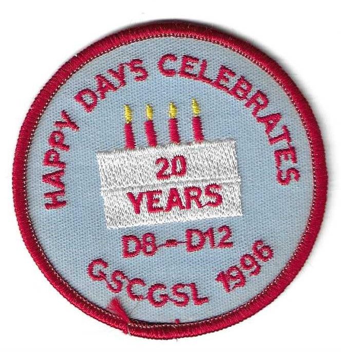 Greater St. Louis GSC 20th anniversary event council patch (MO)