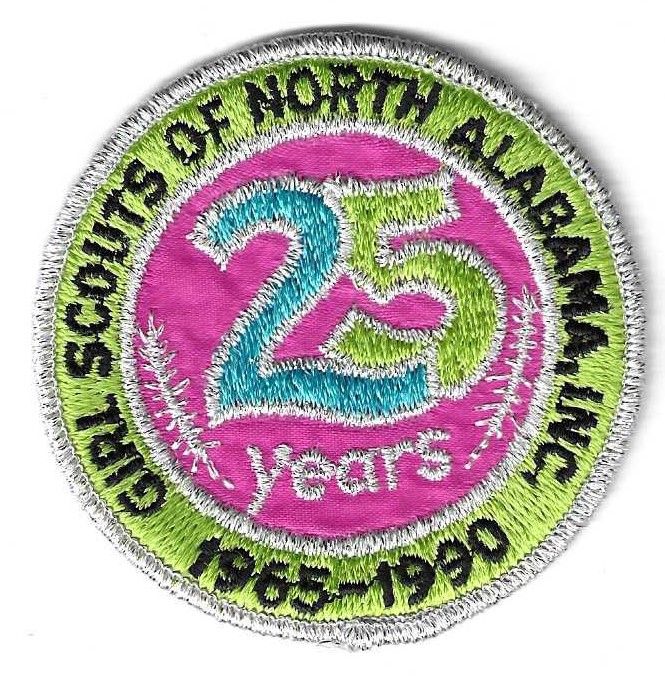 North Alabama (GS of) 25th anniversary council patch (AL)