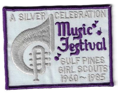 Gulf Pines Council 25th anniversary event patch (MS)