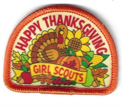 Happy Thanksgiving fun patch (GSUSA)