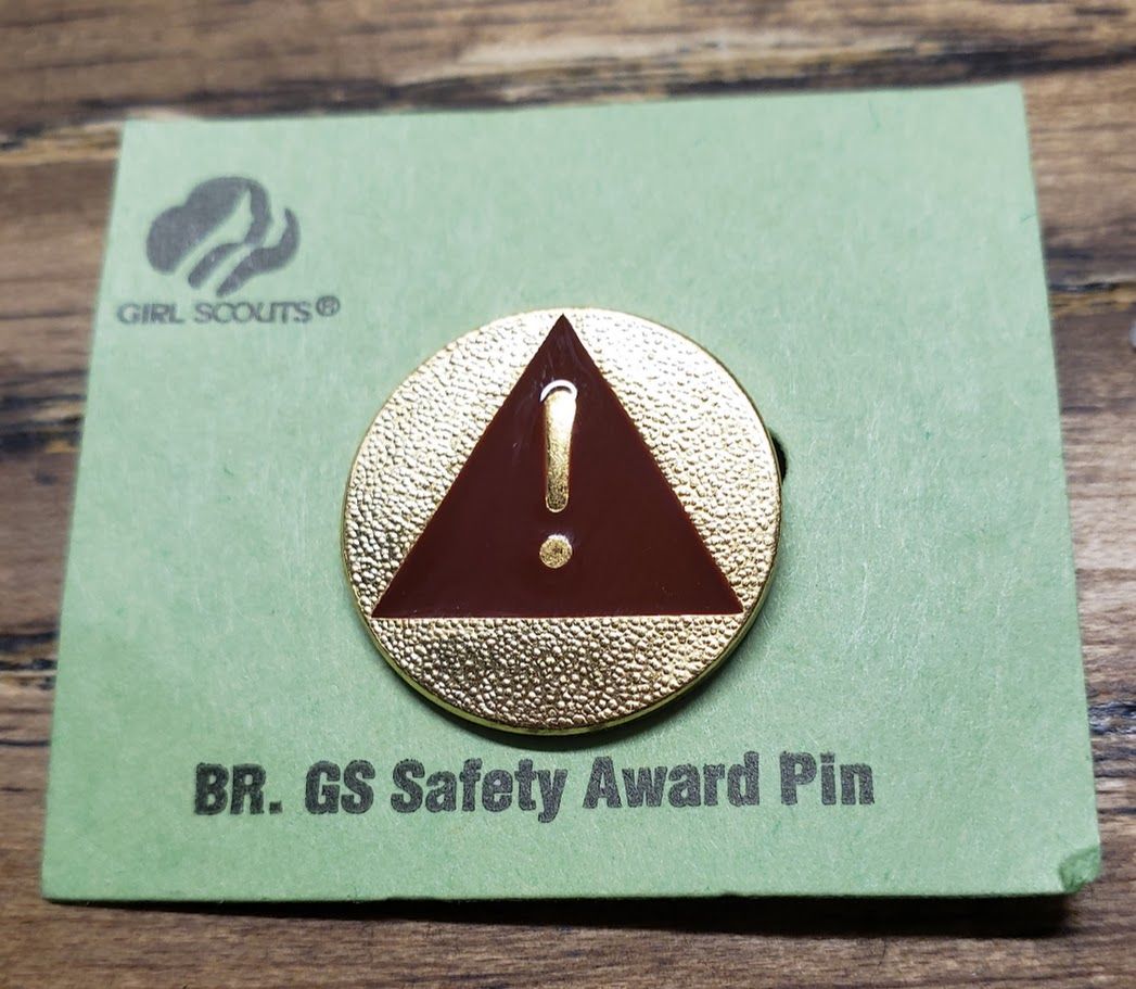 Brownie Safety Award--vintage design