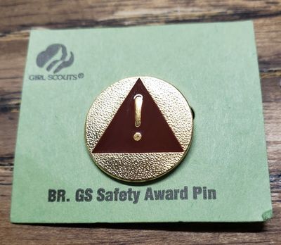 Brownie Safety Award--vintage design