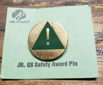 Junior Safety Award--vintage design