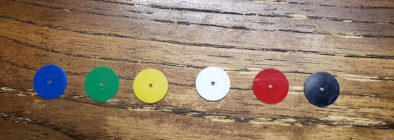 Membership Star Discs (Bag of 24)--1963 to present