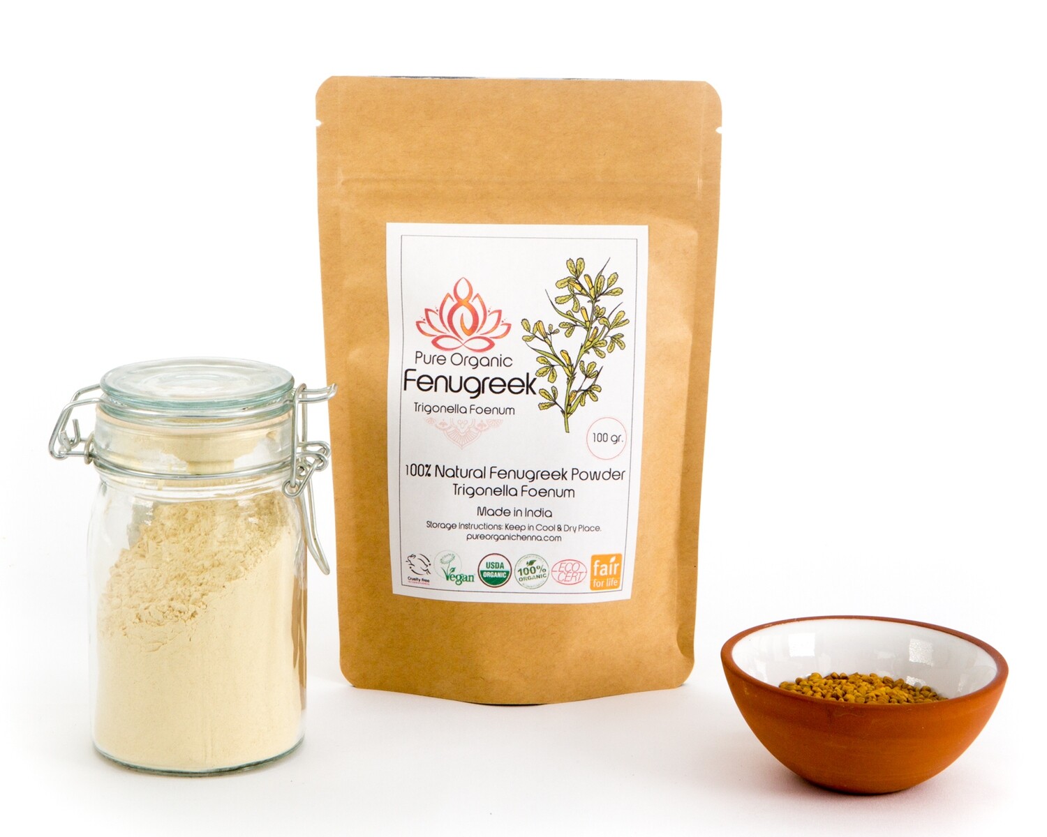 Pure Organic Fenugreek Powder