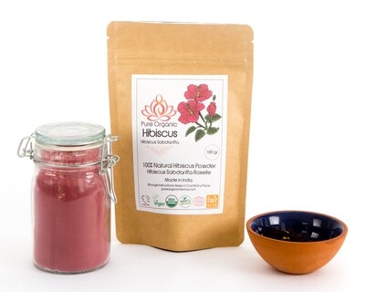 Pure Organic Hibiscus Powder