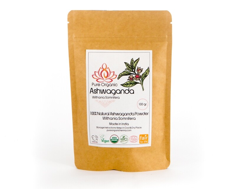 Pure Organic Ashwaganda Powder
