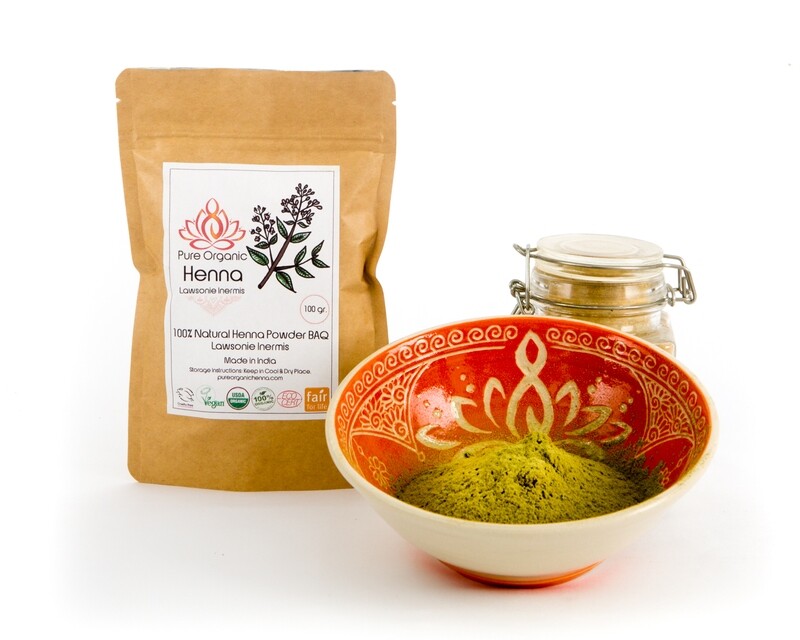 Pure Organic Henna Powder BAQ