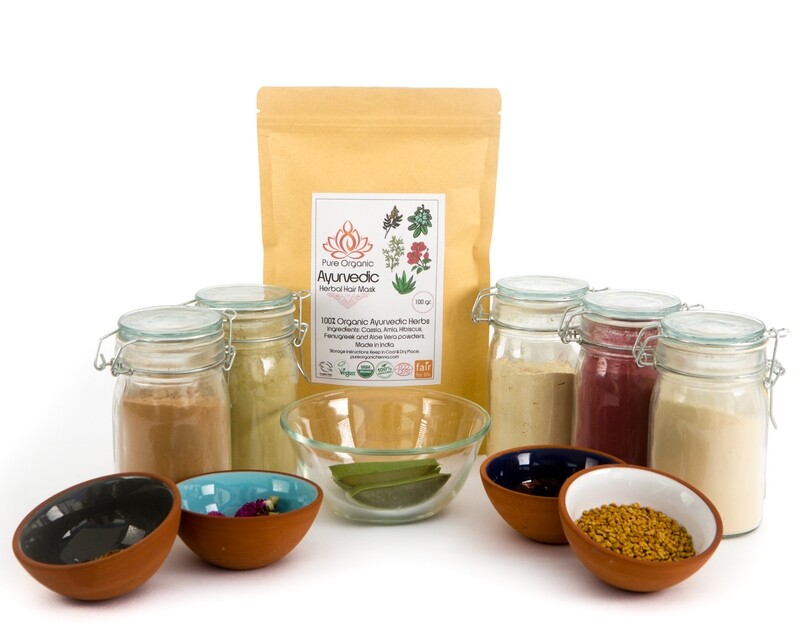 Pure Organic Ayurvedic Herbal Hair Mask