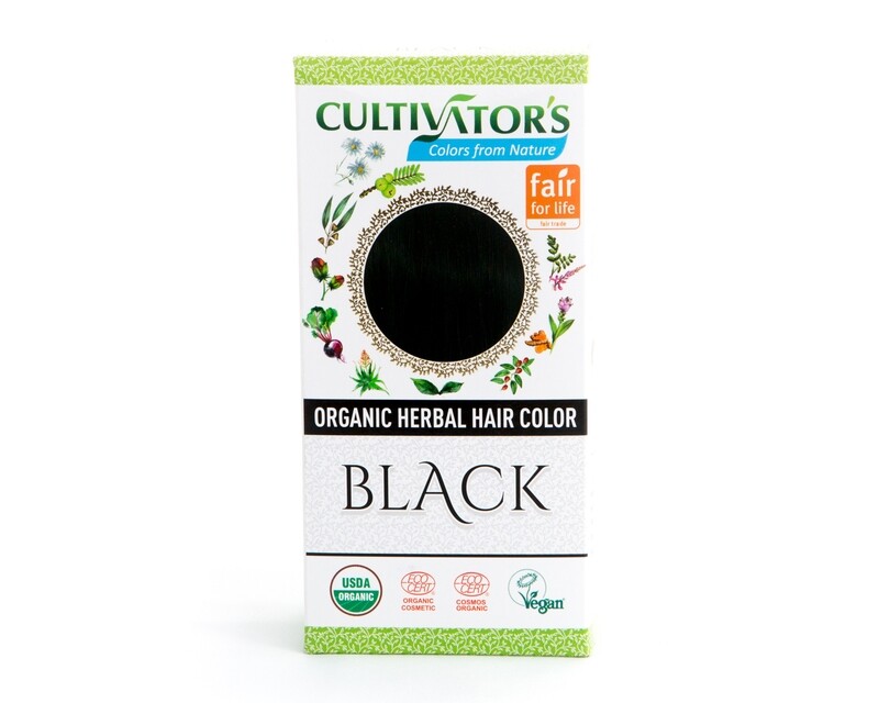 Organic Herbal Hair Color - Black