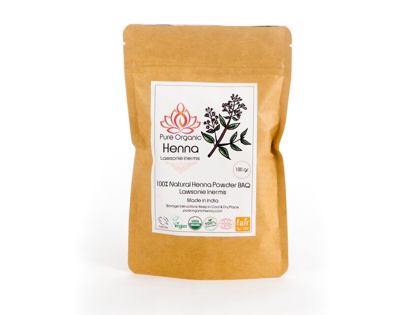 Pure Organic Henna Powder BAQ