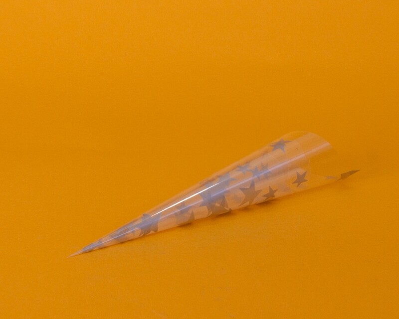 Empty Cellophane Cones x1