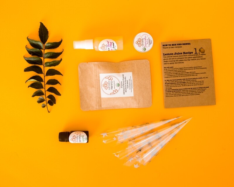 Pure Organic Henna DIY KIT Amateur