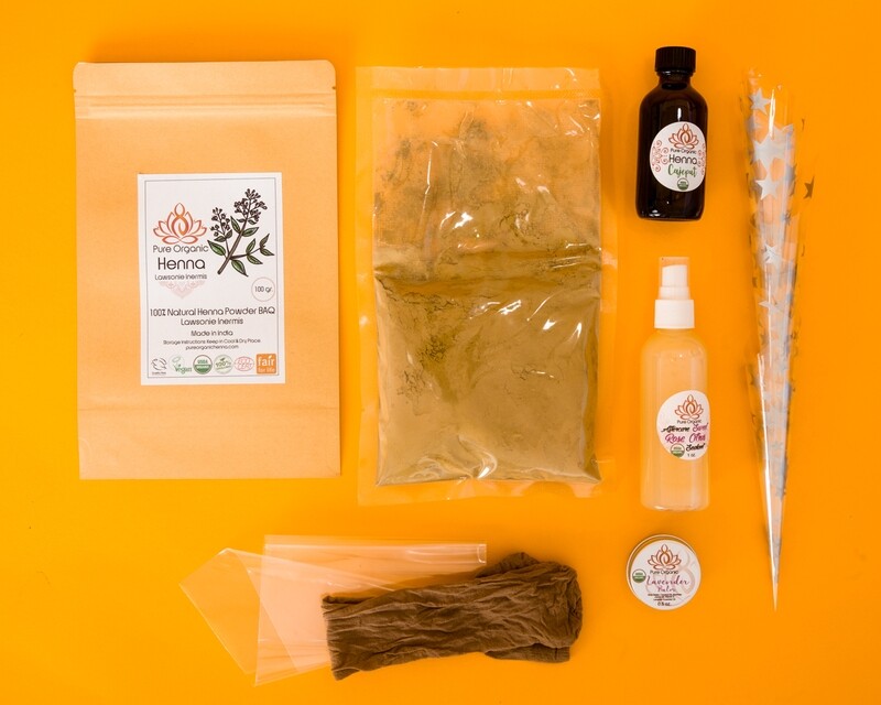 Pure Organic Henna DIY KIT Professional