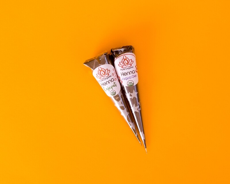 Pure Organic Henna Jagua Combo Cones
