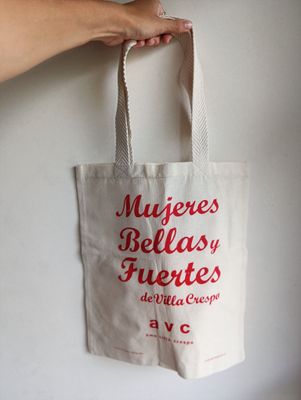 Bolsa AVC estampada Mujeres Bellas y fuertes