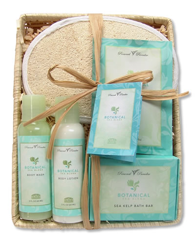 Botanical Sea Blend Small Hawaiian Gift Basket