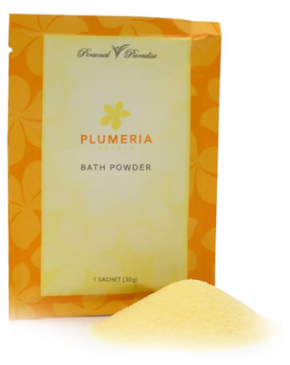 Plumeria Petals Bath Powder