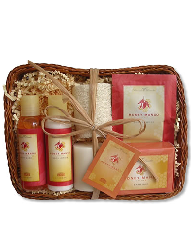 Honey Mango Lychee Small Hawaiian Gift Basket