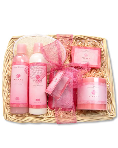 Pikake Passion Large Hawaiian Gift Basket