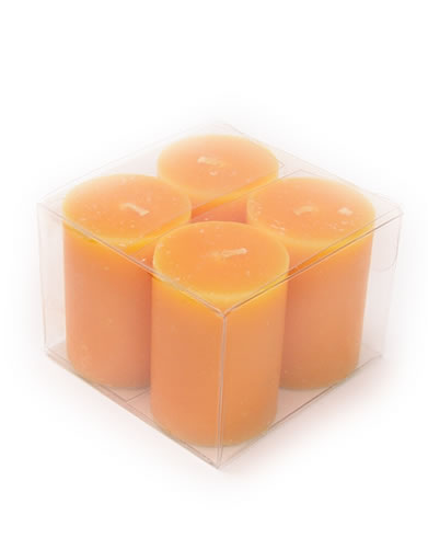 Plumeria Petals Organic Votive Candle