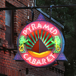 Coaster The Pyramid Sign