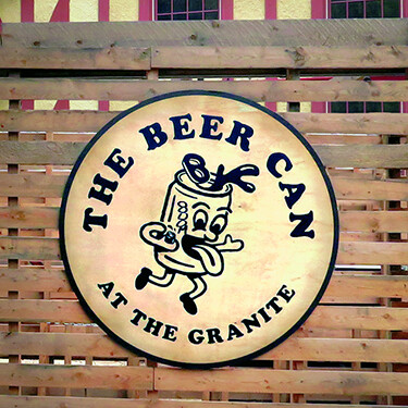 Coaster The Beer Can at the Granite