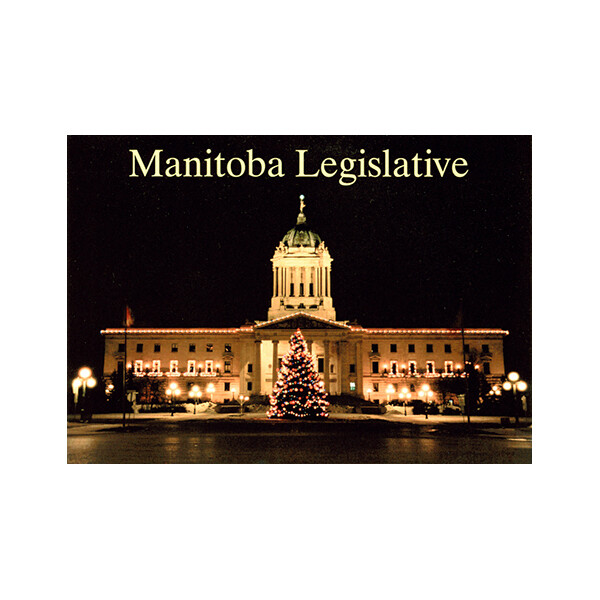 Manitoba Legislative Building at night