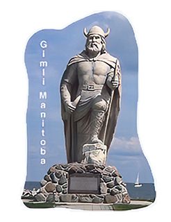 Gimli Statue 2" sticker