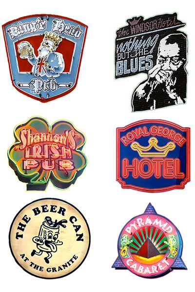 Music Venues sheet of 6 stickers