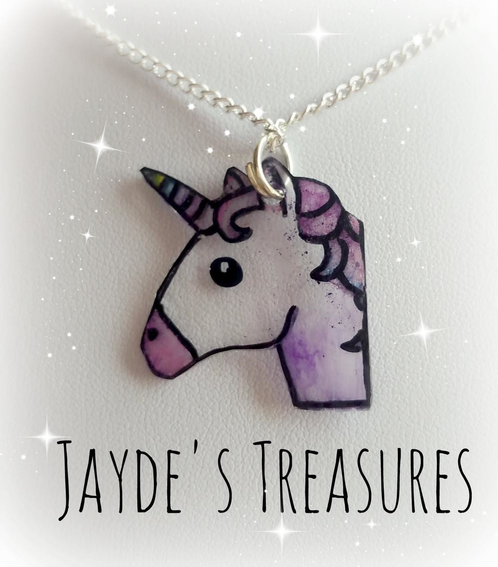 Emoji Unicorn Necklace