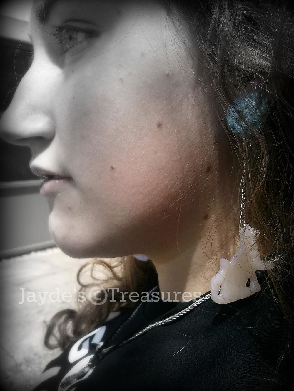 &quot;Cat and Yarn&quot; Stud Earrings