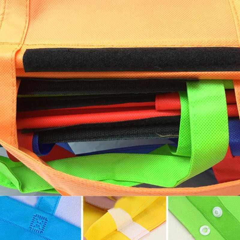 Trolly Bags Non-Woven Portable Shopping Bags, a Set of 4 Bags