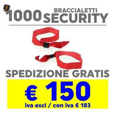 1000 Braccialetto Security SPEDIZIONE GRATIS