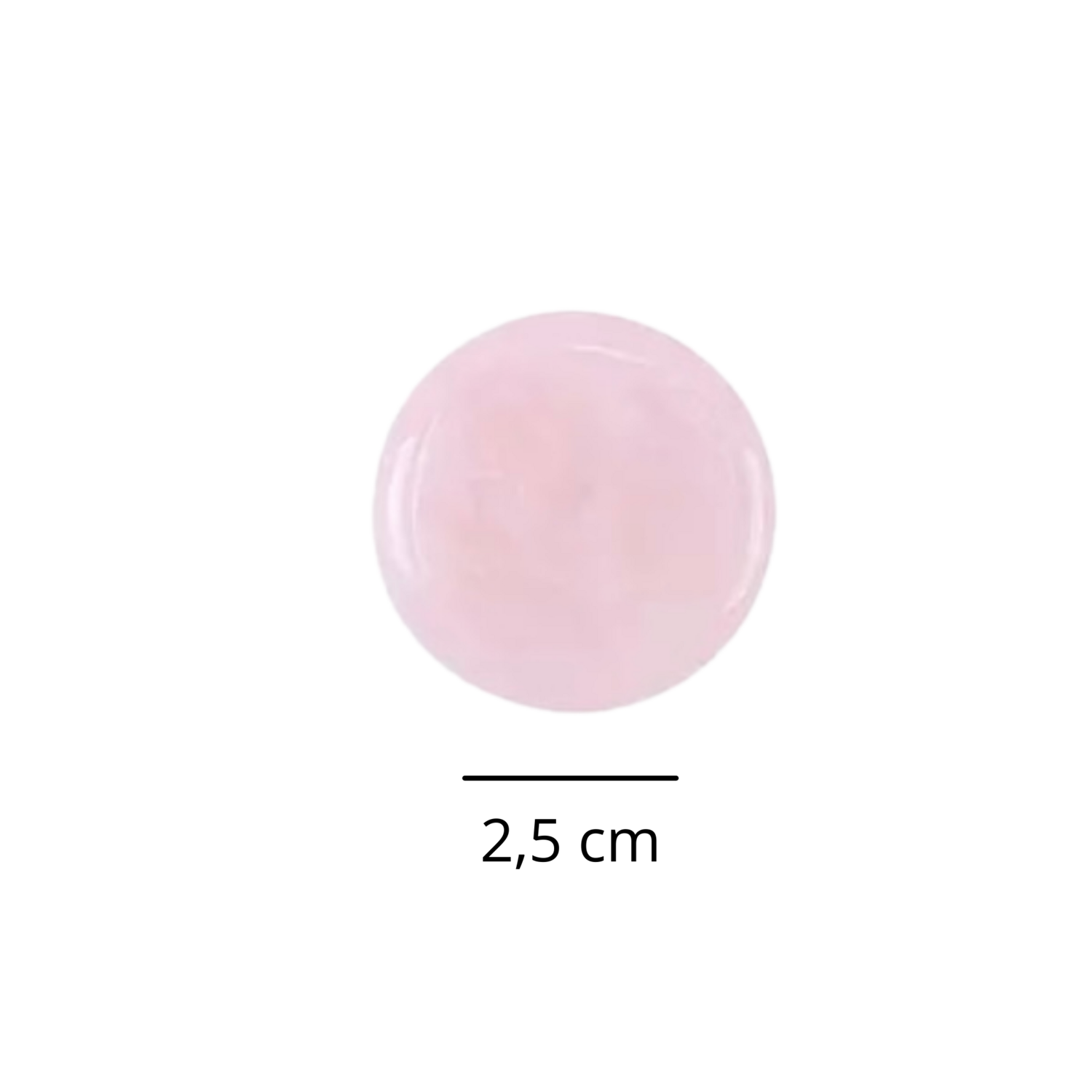 Jade stein rosa, Størrelse: Liten