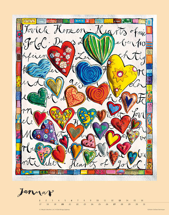 Kalender-Sammlerstück "Jahreszeitenliebe" 2019
