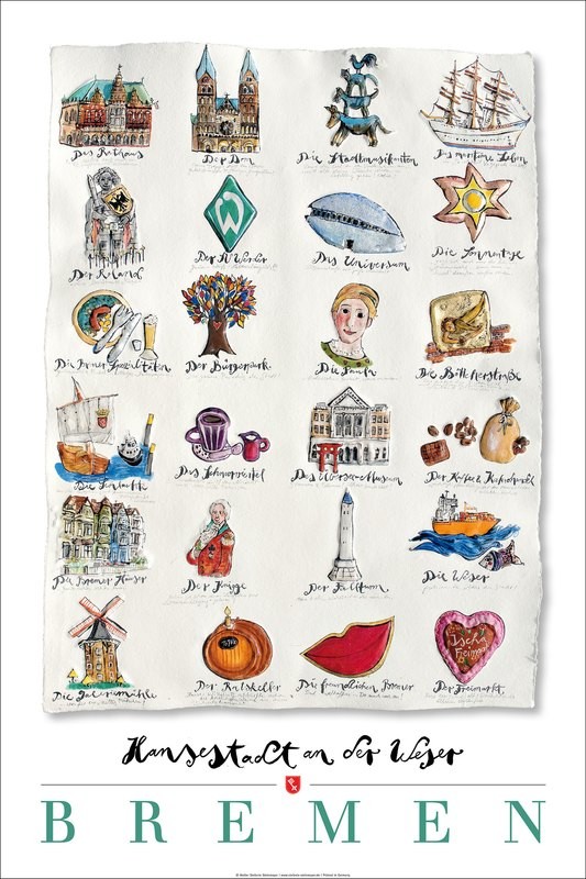 Stadtplakat „Bremen“
