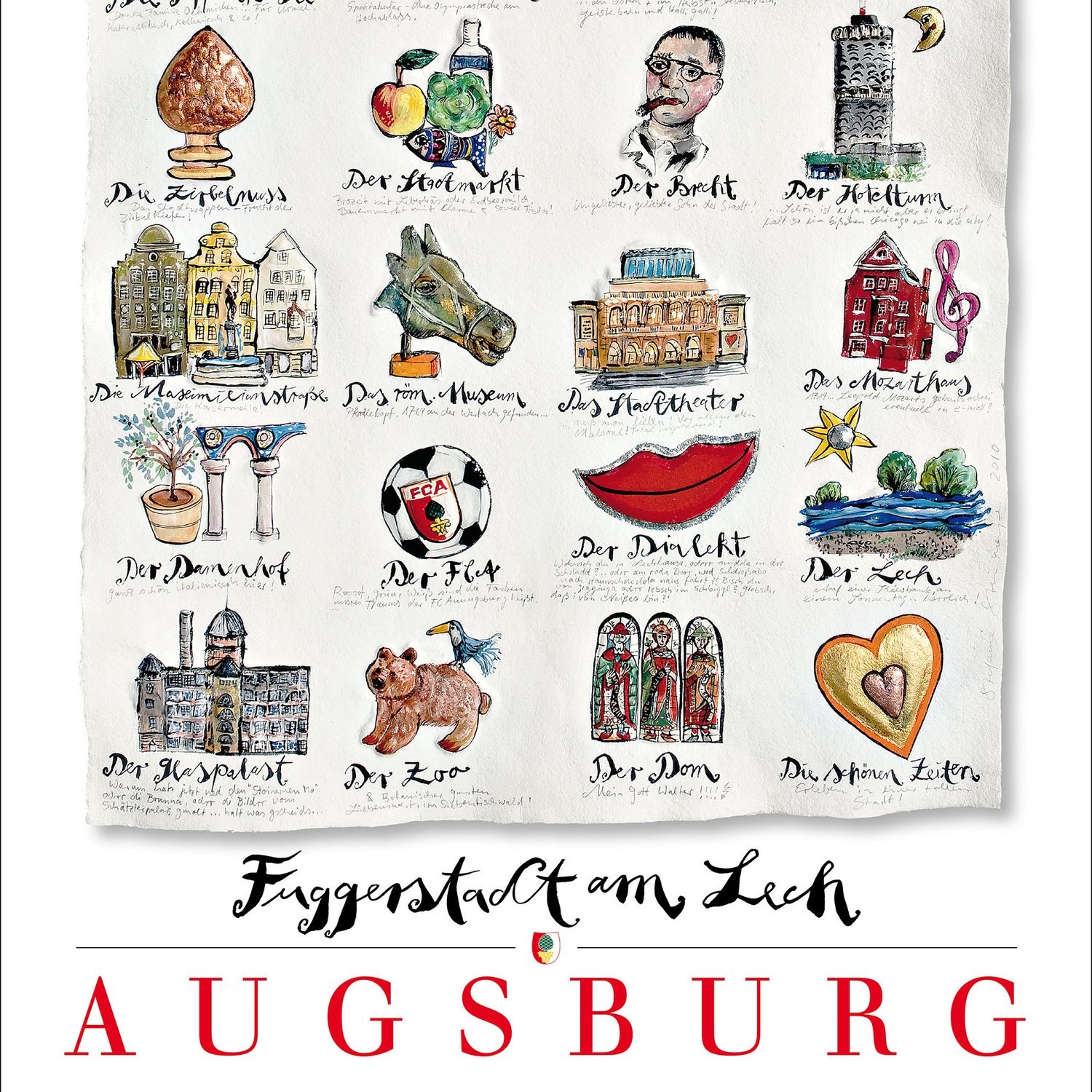 Stadtplakat „Augsburg“