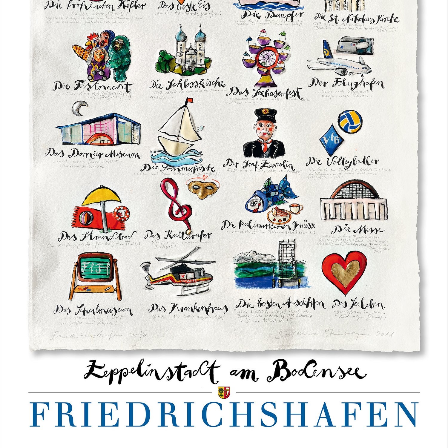 Stadtplakat „Friedrichshafen“