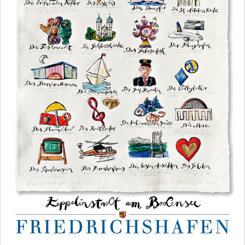 Stadtplakat „Friedrichshafen“