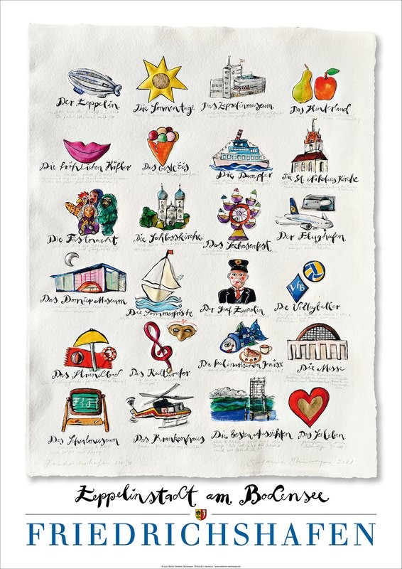 Stadtplakat „Friedrichshafen“