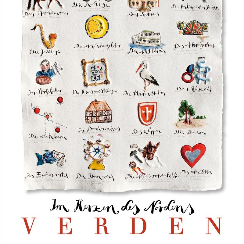 Stadtplakat „Verden“