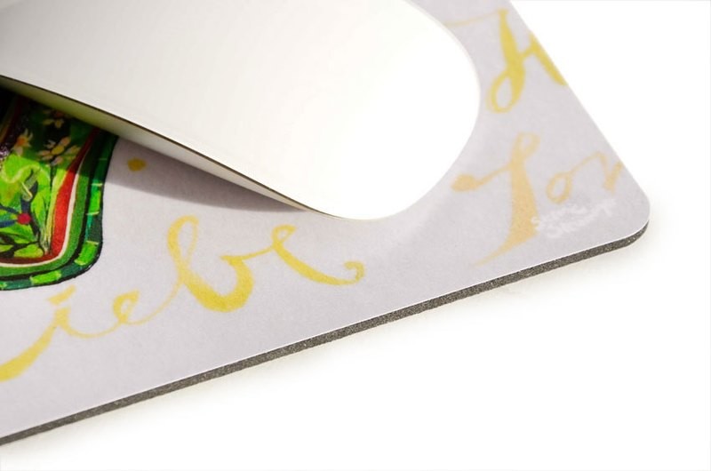 Mousepad „Grünes Herz“