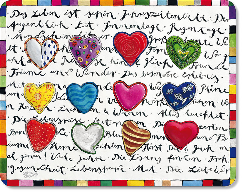 Mousepad „Jahreszeitenliebe“