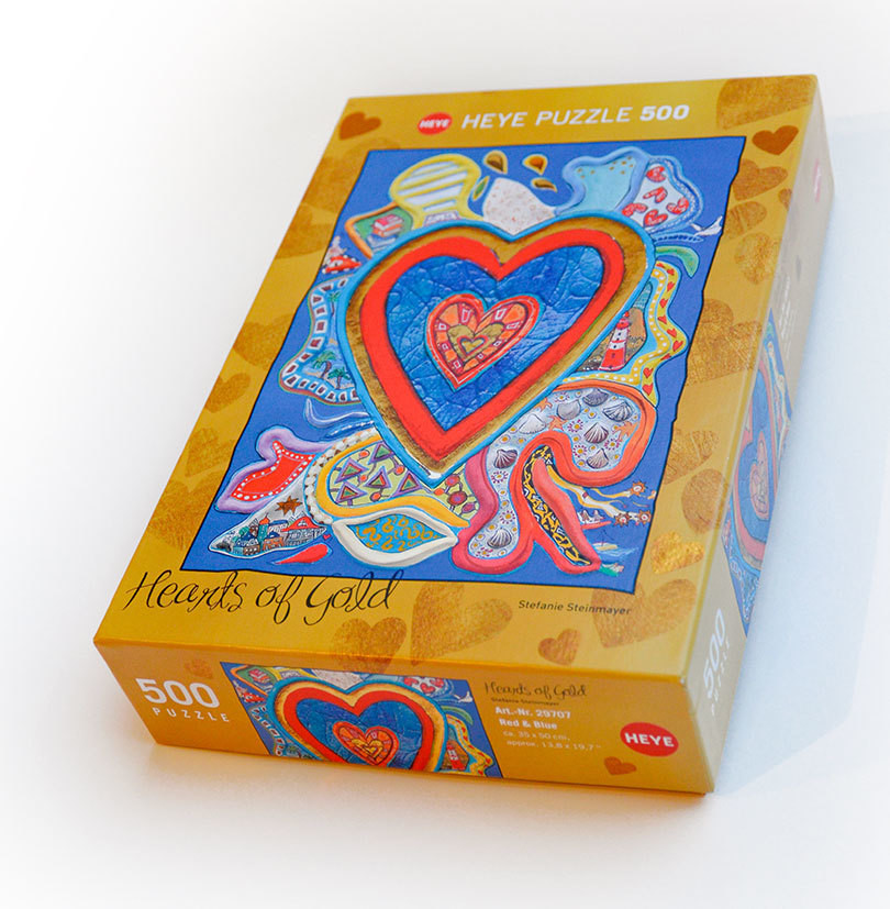 Puzzle &quot;Red &amp; Blue&quot; 500 Teile