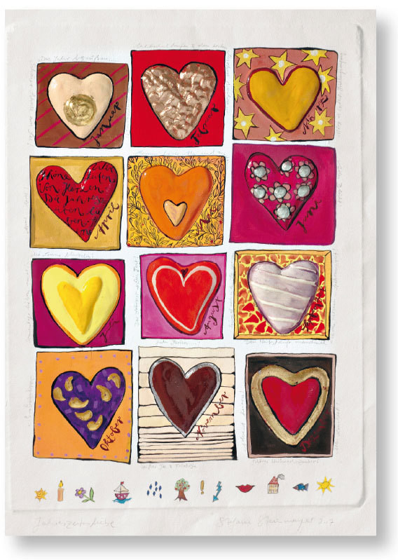 Postkarte „Jahreszeitenliebe-II“